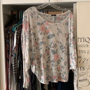 Floral long sleeve top